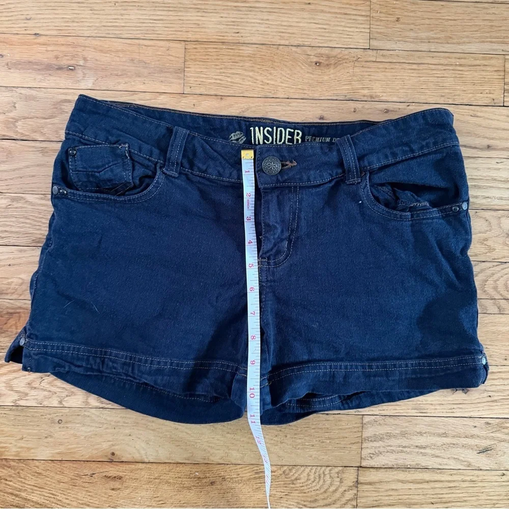 Indigo Dark Blue Jean Shorts, Size 6 - Picture 5 of 7